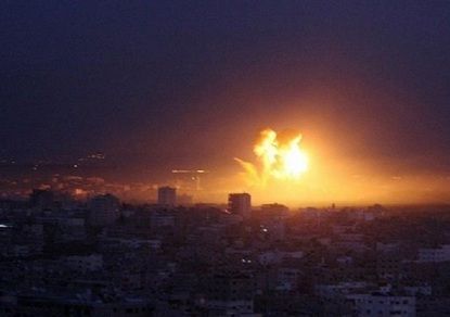 Израиль ударил по Газе в ответ на ракетный обстрел