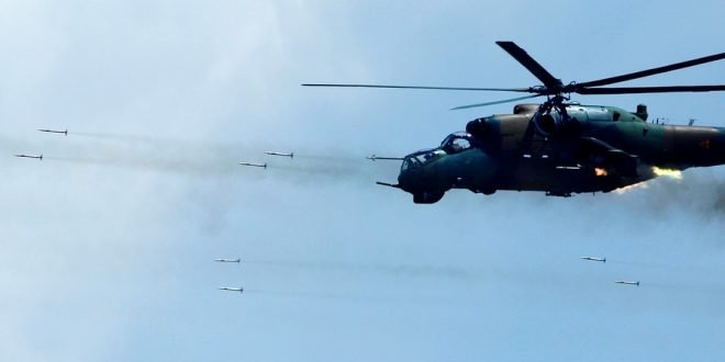 На границе Армении из Азербайджана сбит вертолет ВКС России