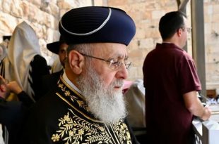 Бывший главный раввин: «Никто не должен идти в армию, даже бездельники»